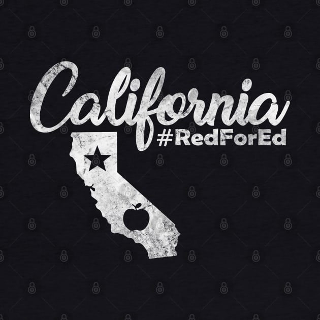 Red For Ed California by zerouss